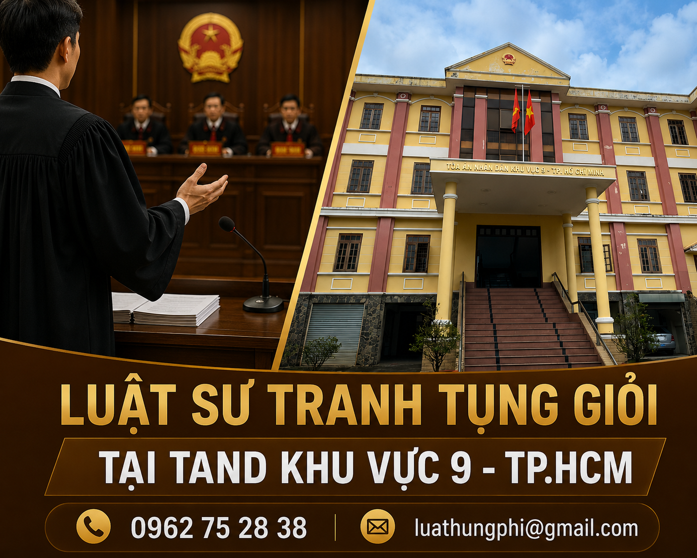 luật sư tranh tụng giỏi tại tòa án khu vực 9 TPHCM